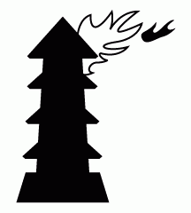 Pagoda On Fire