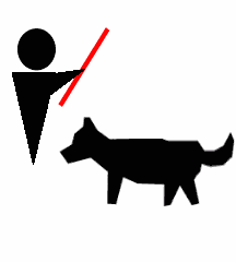Hitting Dog