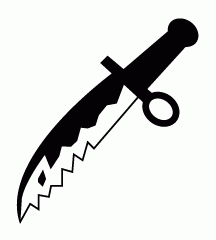 Knife Stained With Blood