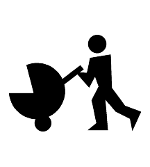 Pushing Pram
