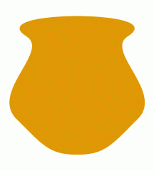 Bronze Flower Pot