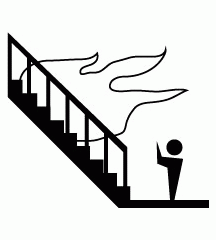 Staircase On Fire