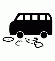 Bus And Bicycle Accident