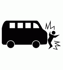 Bus And Pedestrian Accident