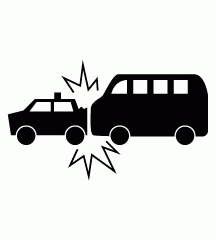 Bus And Taxi Accident