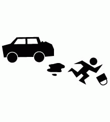 Car And Pedestrian Accident