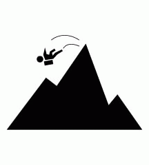 Fell Down While Climbing Mountain / Hill