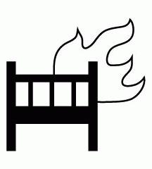 Baby Cot On Fire