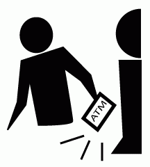 Stealing ATM Card