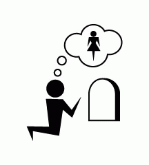 Making Wish In Front Of Grave