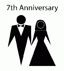 Copper Or 7th Wedding Anniversary