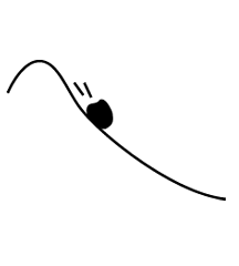 Rocks Falling From Hill Slope