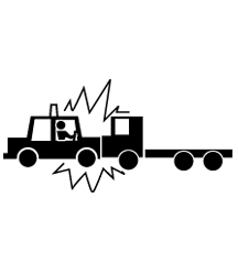 Taxi And Trailer Accident