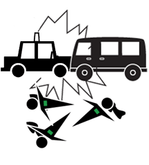 Three Cars Involved In An Accident
