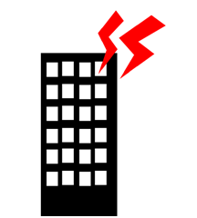 Lightning Struck Building