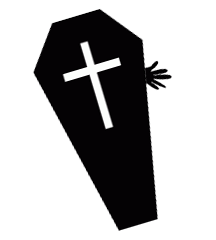 Fingers Sticking Out Of Coffin
