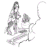 Female worshipper