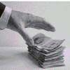 Taking money