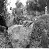 Falling of rock hill