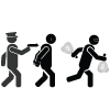 Chase after the thief