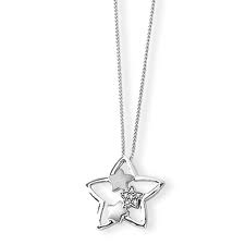 White gold pendant